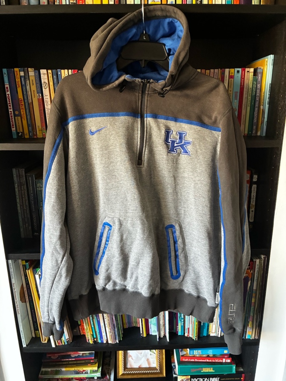 Vintage Nike Elite Kentucky UK Pullover 1/4 zip Hoodie